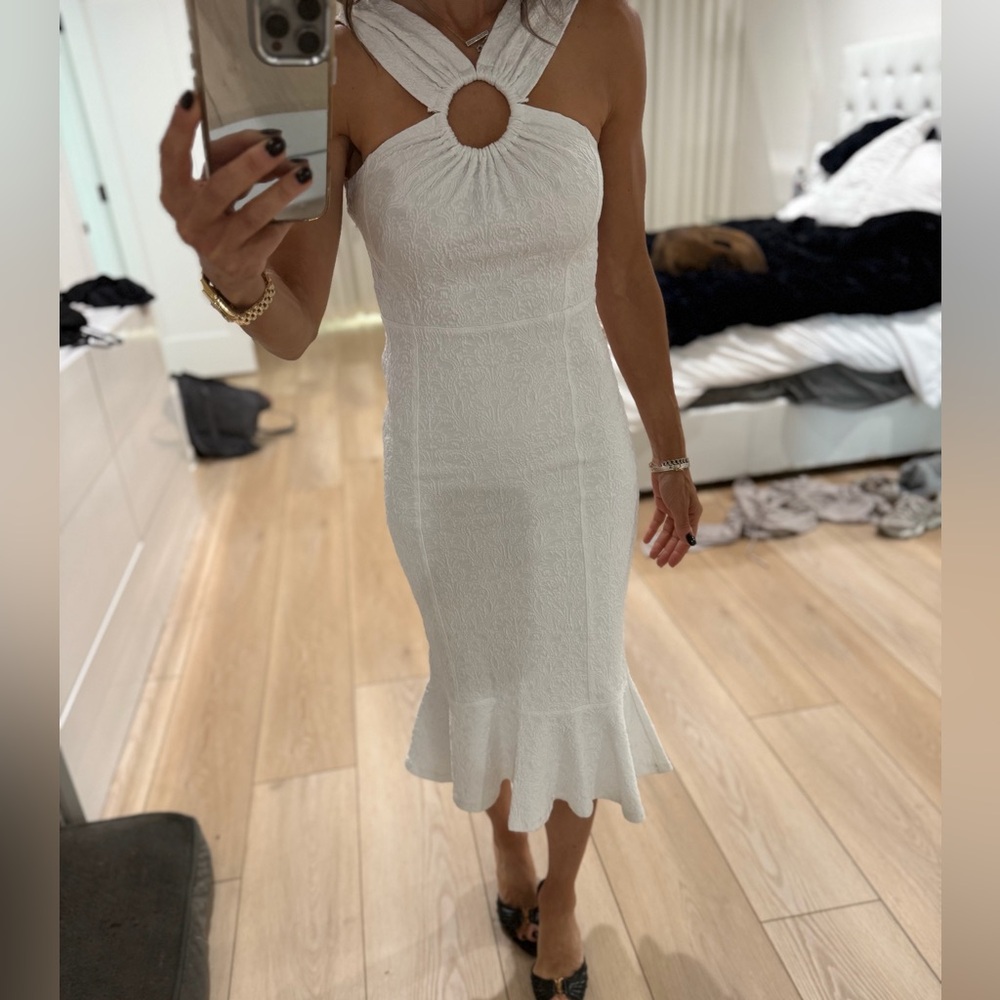 NWT Opening Ceremony white midi dress- XS
